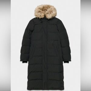 Aritzia TNA The Powder Parka Long size M in black